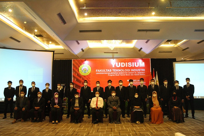 Yudisium Program Studi Teknik Mesin - FTI  Semester Genap 2020-2021